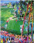 The Stirrup Cup Paintings - Ryder Cup detail by Leroy Neiman